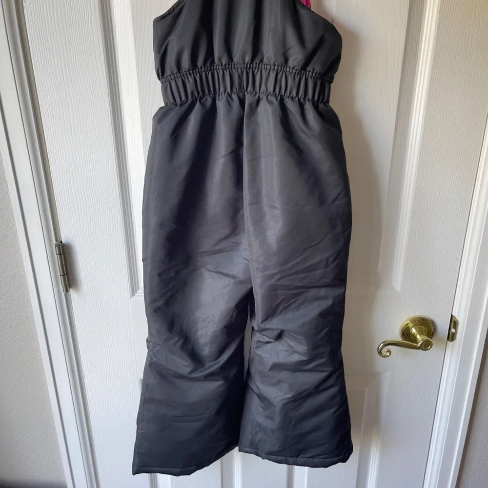 Swiss Tech Snow Pants Girls 5 Insulated Adjustable Bib Overalls Ski‎ Snow Black